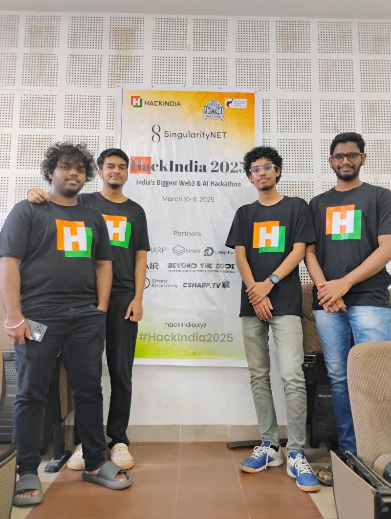 Participated in HackIndia Hackathon
